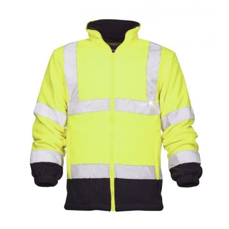 Bluza polarowa ostrzegawcza z elementami odblaskowymi HiViz Ref401 Ardon kolor żółty